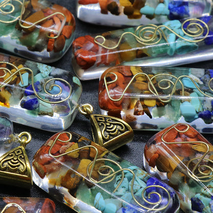 Curaçao colorful gravel necklace