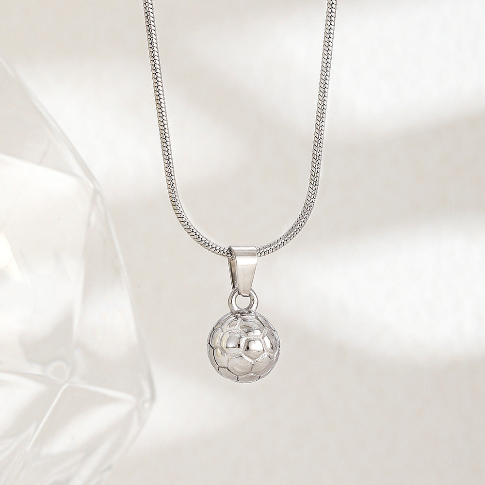 Curaçao Steel basketball football Necklace