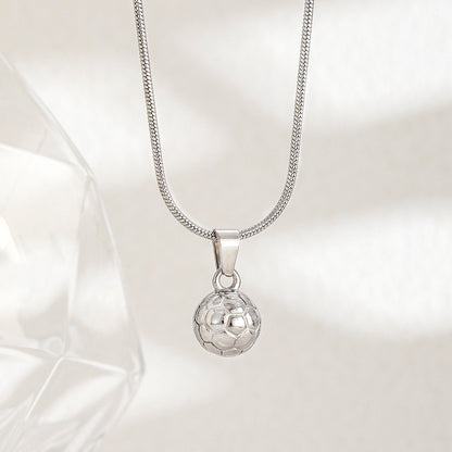 Curaçao Steel basketball football Necklace