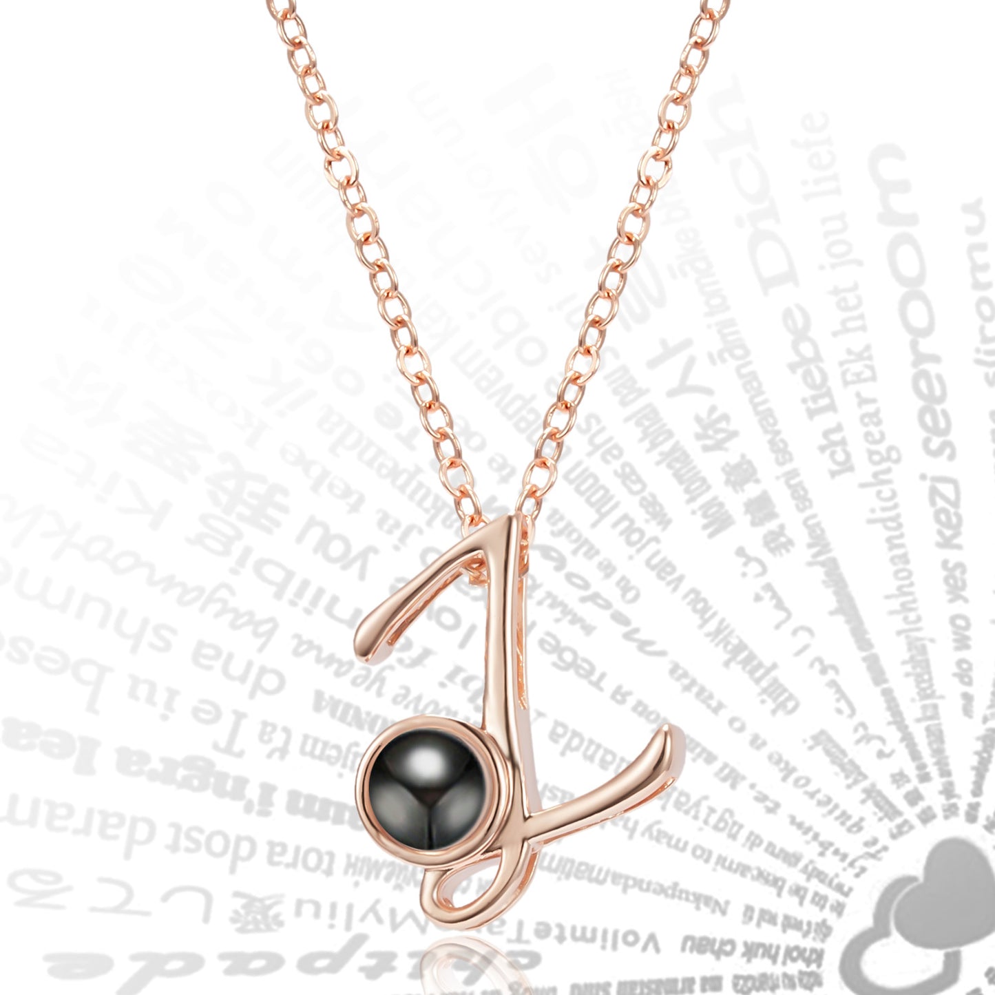 Curaçao Letters Pendant Languages Necklace