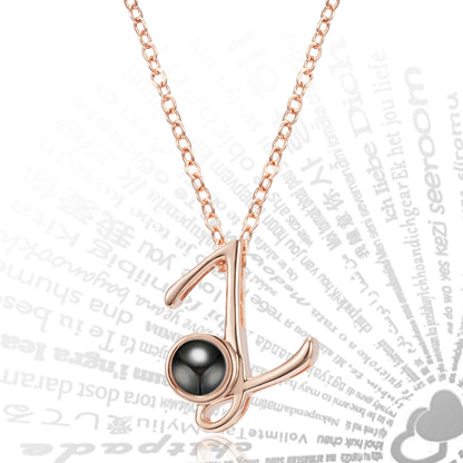 Curaçao Letters Pendant Languages Necklace