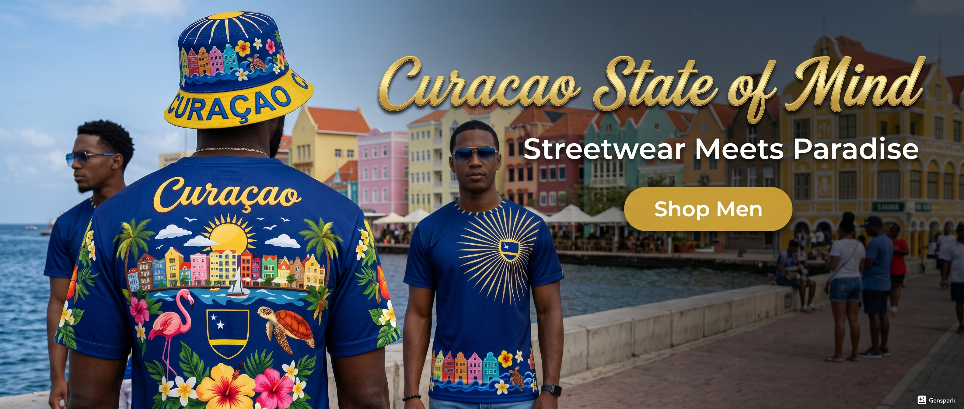 Curaçao state of mind mens streetwear hero banner