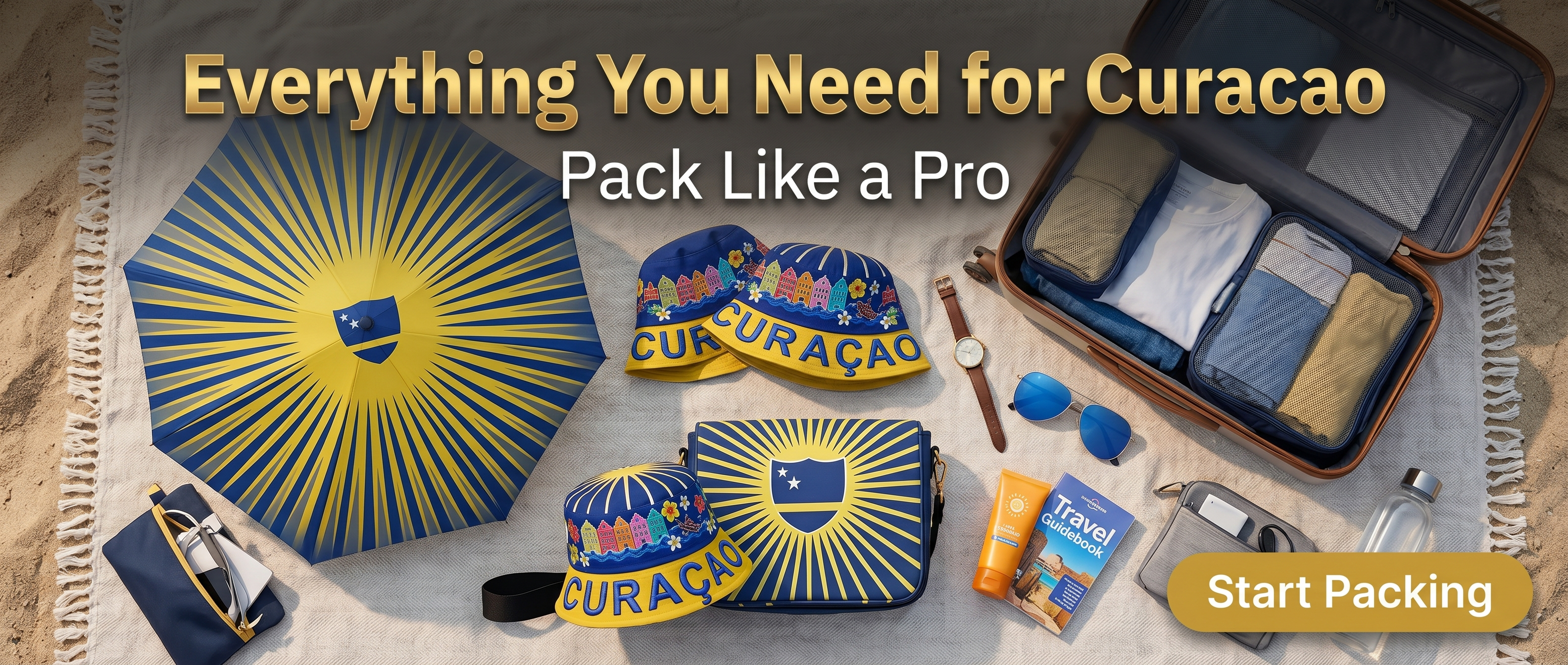 Everything you need for Curaçao travel packing hero banner