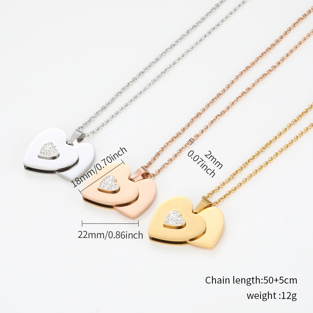 Curaçao Heart best friend Necklace