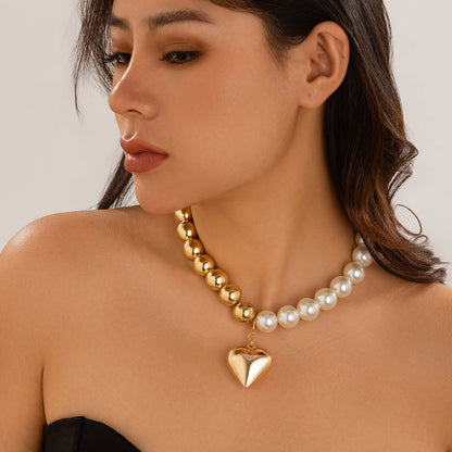 Curaçao big round necklace