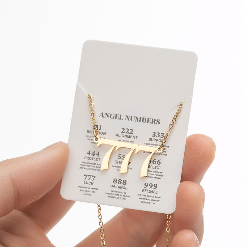 Curaçao Angel Lucky number Necklace