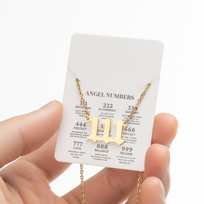 Curaçao Angel Lucky number Necklace