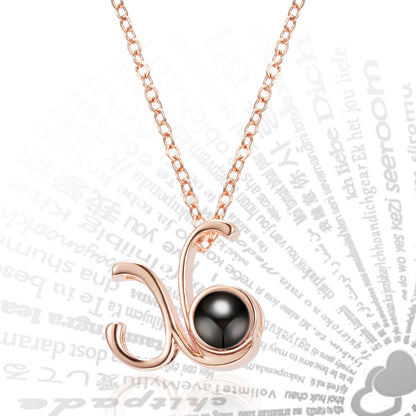 Curaçao Letters Pendant Languages Necklace
