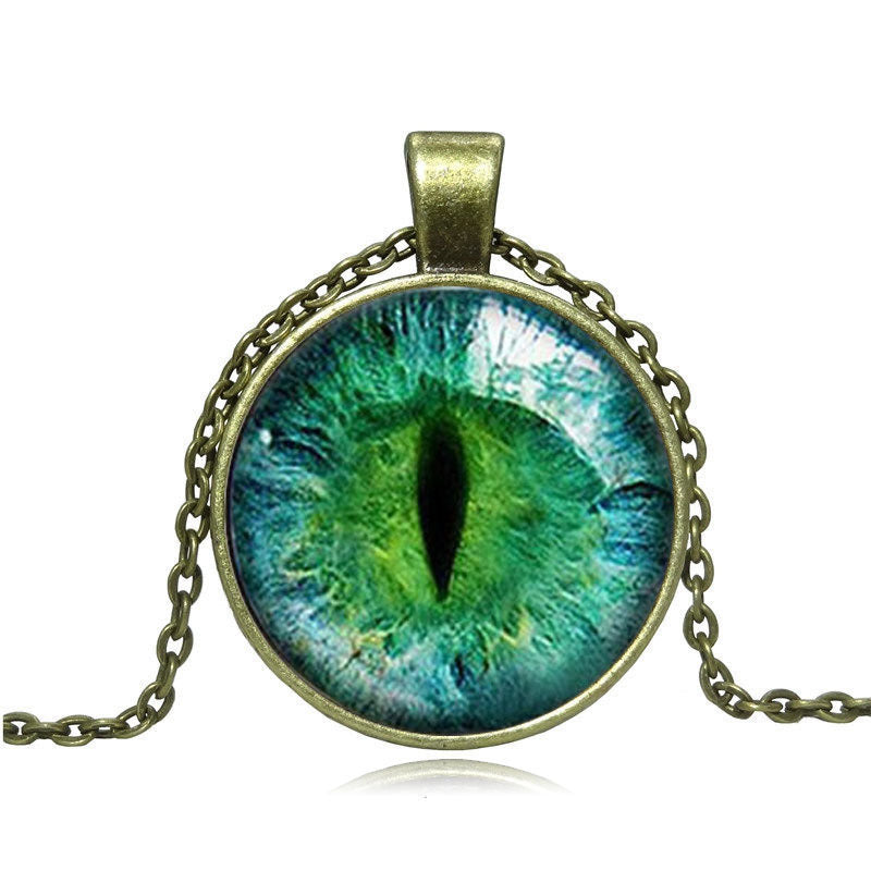 Curaçao cats eye longans Necklace