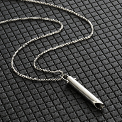 Curaçao Steel adjustable breathing Necklace