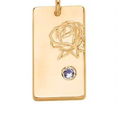 Curaçao blossom birth flower Necklace