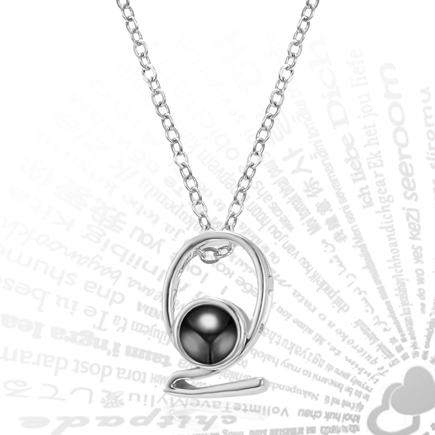 Curaçao Letters Pendant Languages Necklace