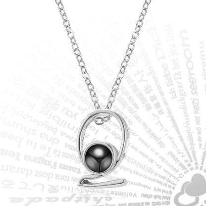 Curaçao Letters Pendant Languages Necklace