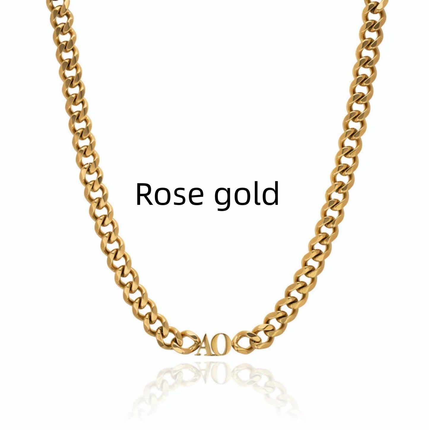 Curaçao couples initial name Necklace