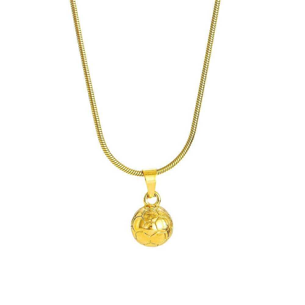 Curaçao Steel basketball football Necklace