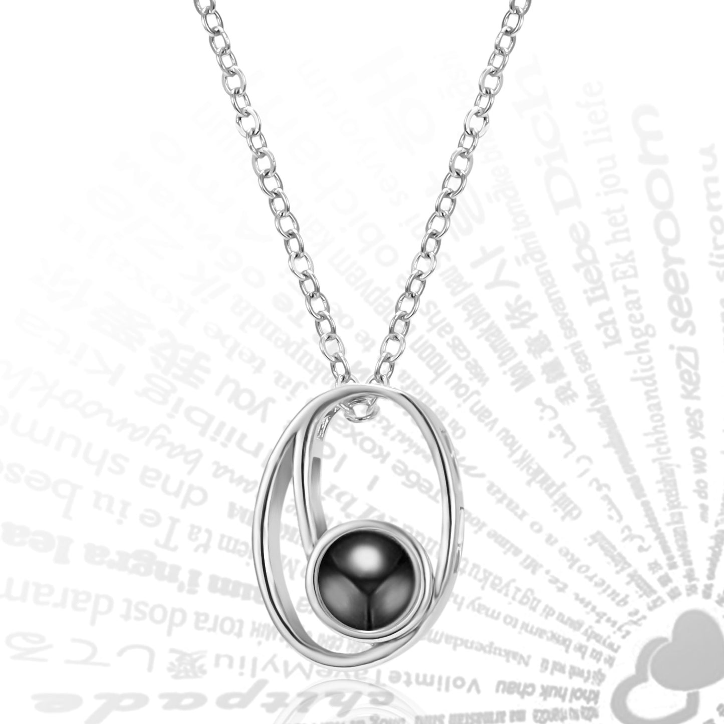 Curaçao Letters Pendant Languages Necklace