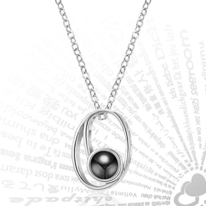 Curaçao Letters Pendant Languages Necklace