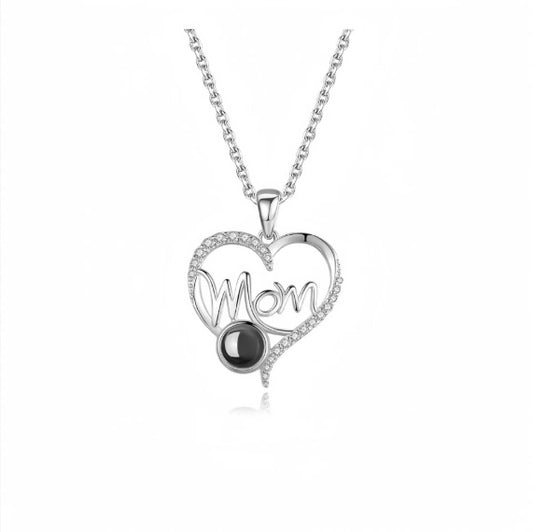 Letter Projection Mother's Day Love Gift Necklace