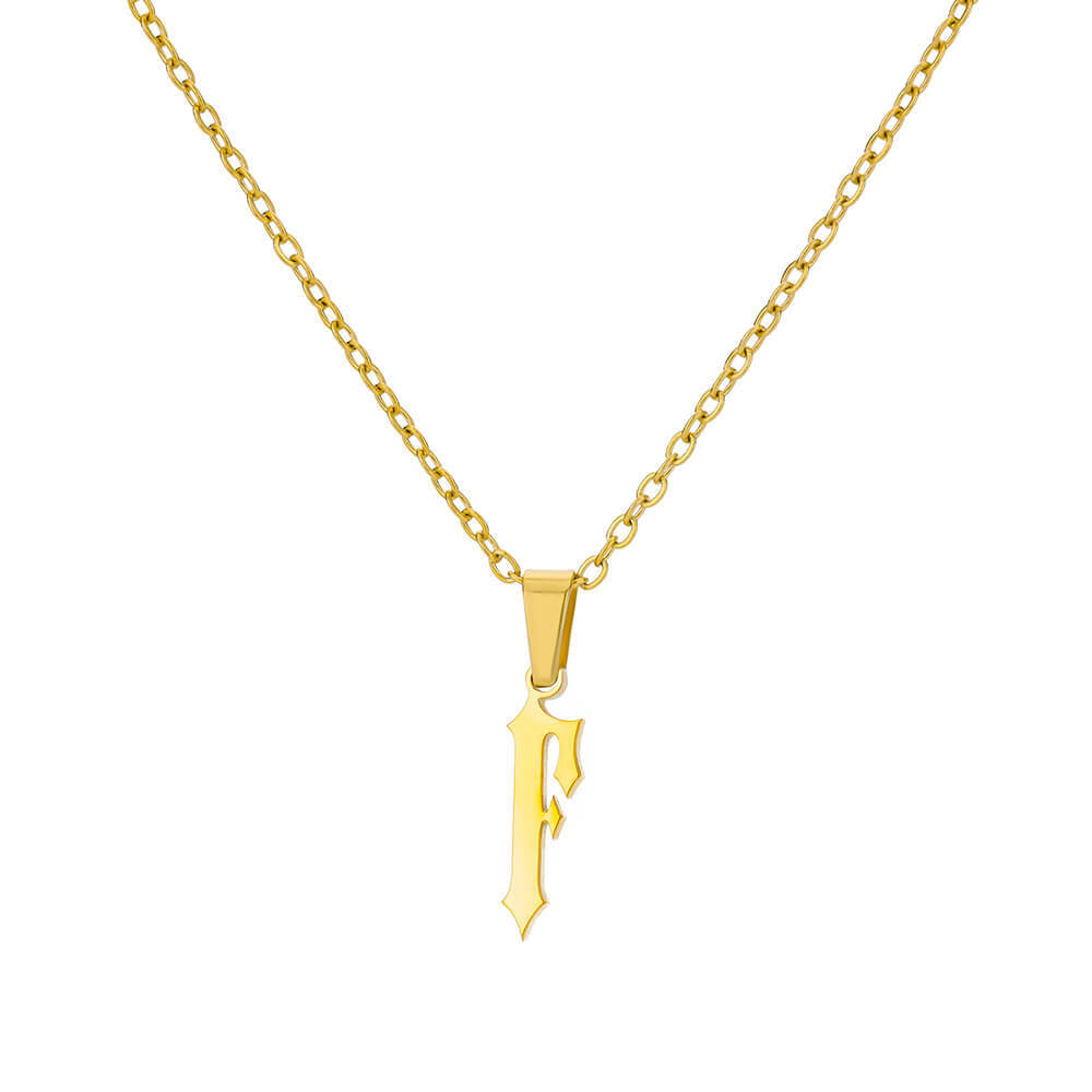 Curaçao Letter Ancient English Necklace