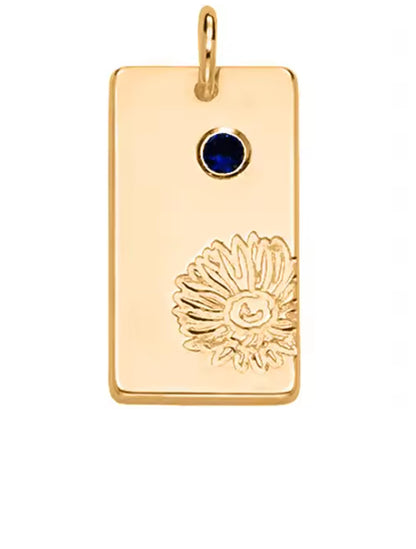 Curaçao blossom birth flower Necklace