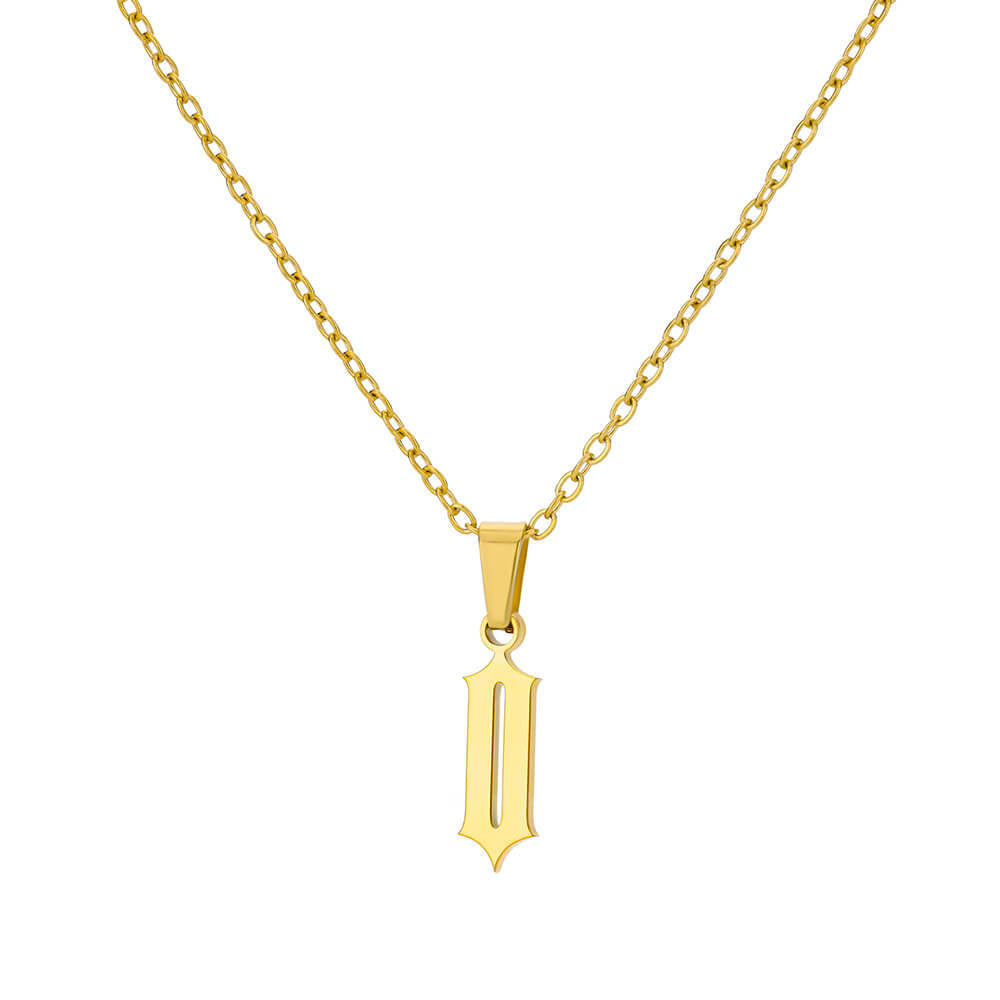 Curaçao Letter Ancient English Necklace
