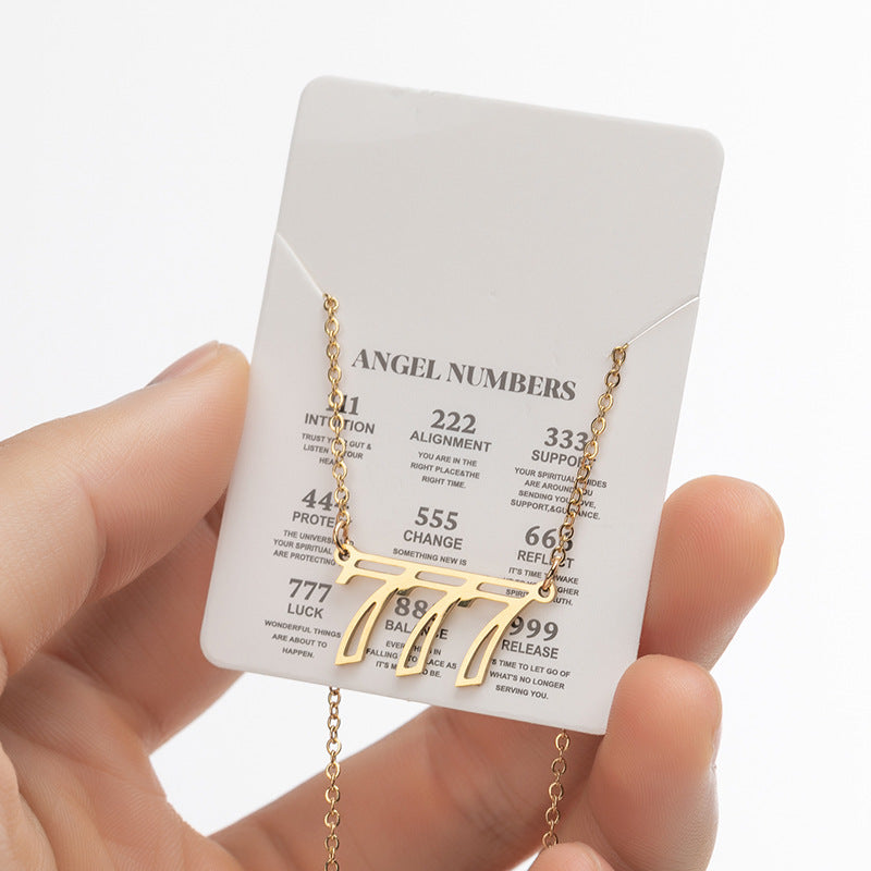 Curaçao Angel Lucky number Necklace