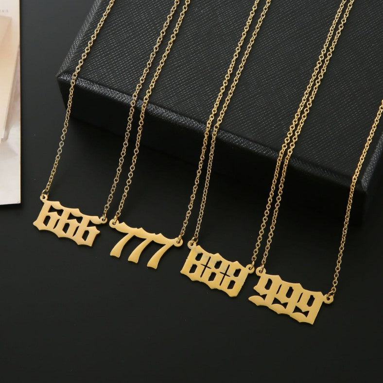 Curaçao Angel number necklace