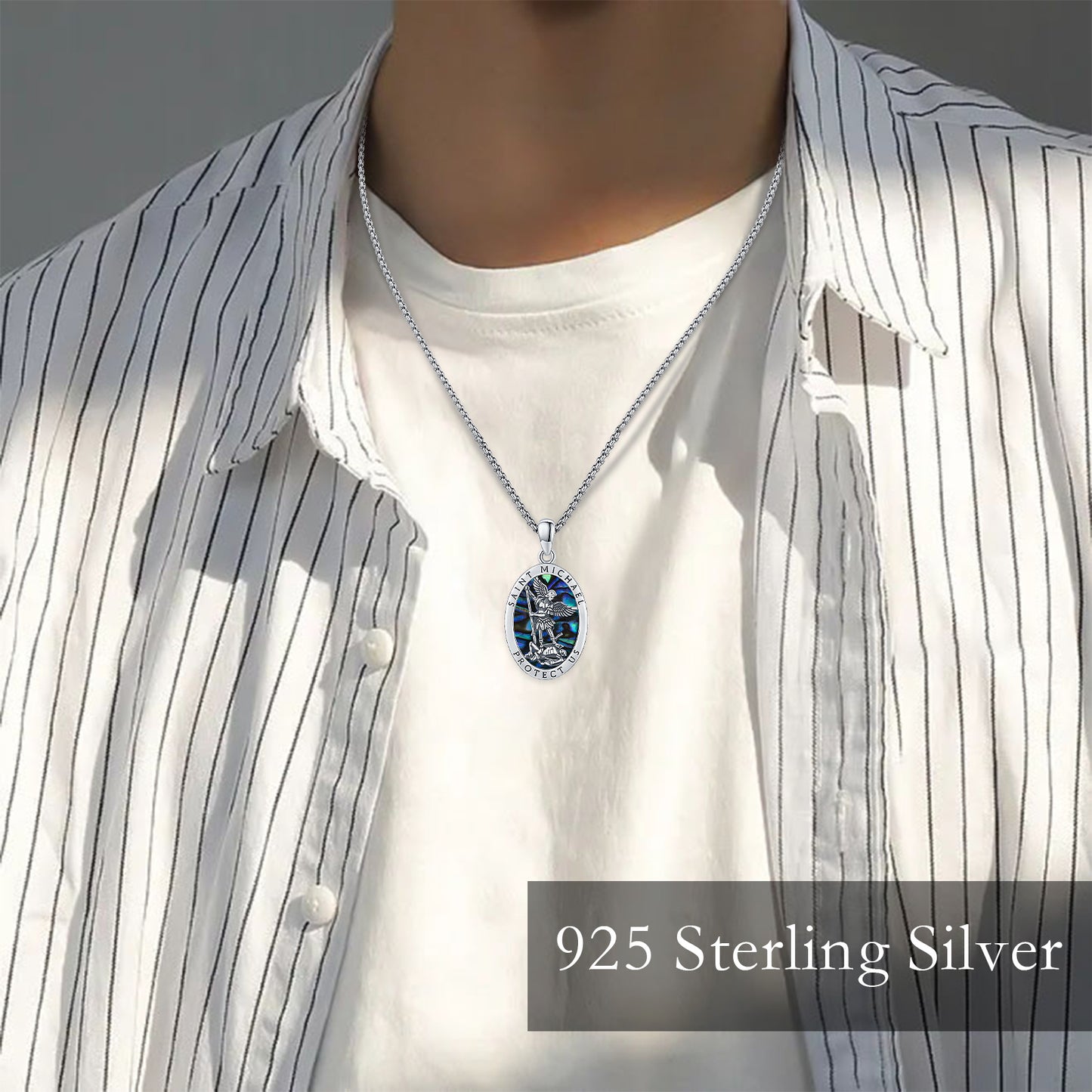 Curaçao Shell Abalone Saint Necklace