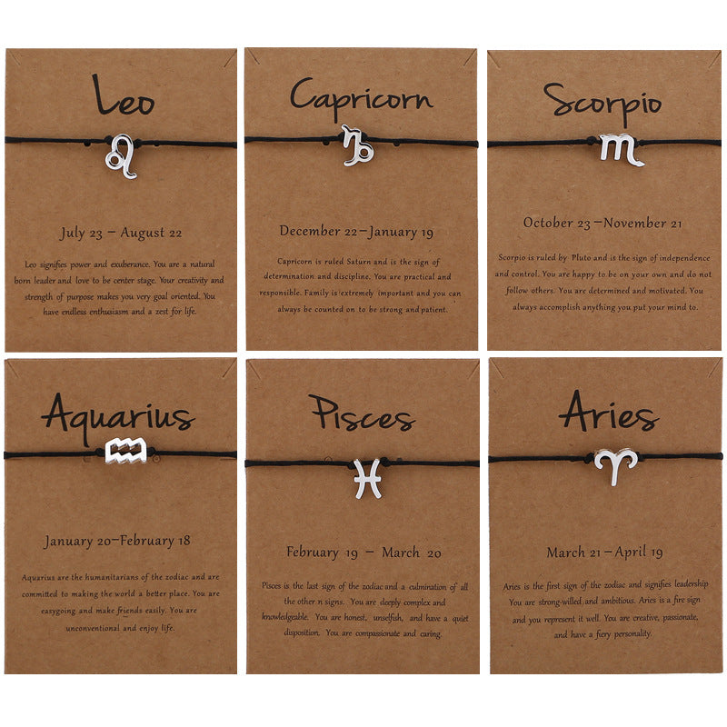 Curaçao constellation zodiac sign Bracelet