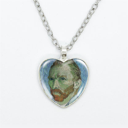 Curaçao Heart artistic style Necklace