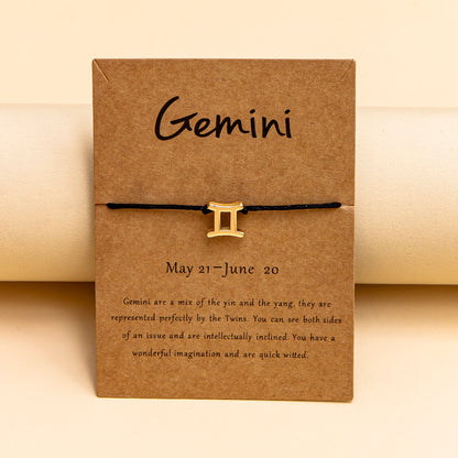 Curaçao constellation zodiac sign Bracelet