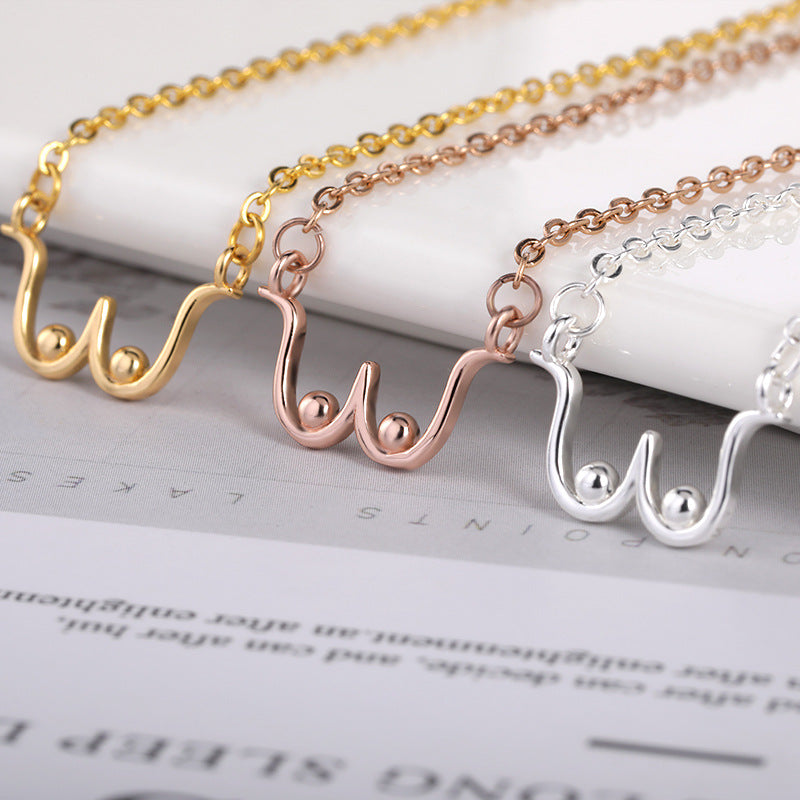 Curaçao breast cancer awareness Necklace