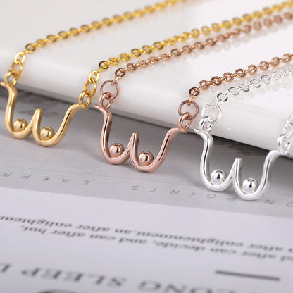 Curaçao breast cancer awareness Necklace