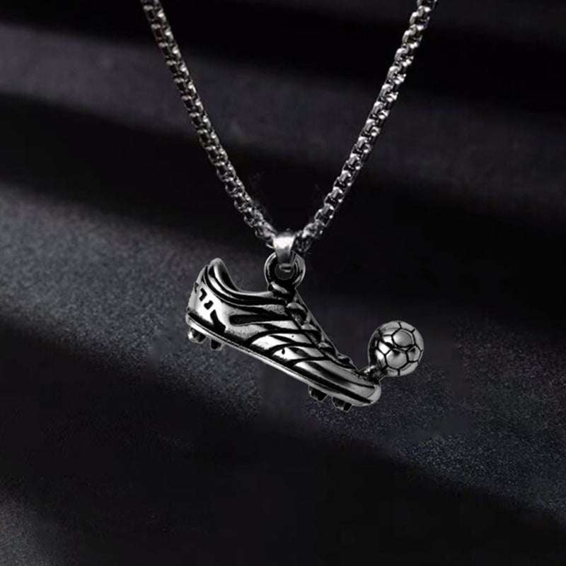 Curaçao alloy sneaker football Necklace