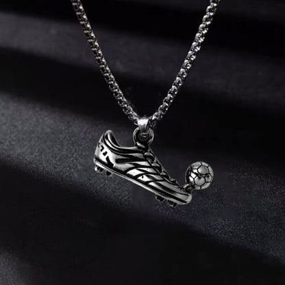 Curaçao alloy sneaker football Necklace