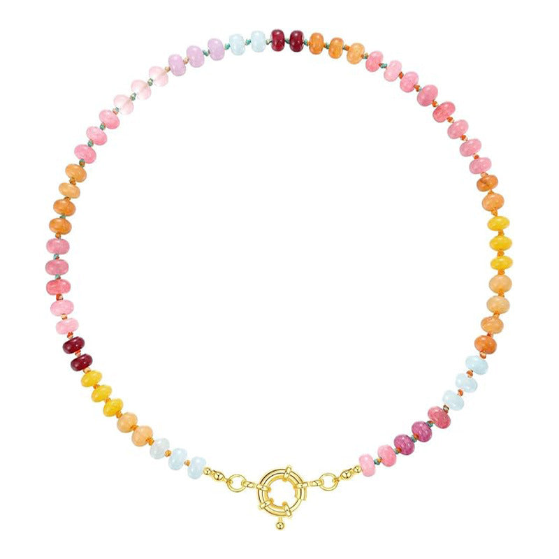 Curaçao Beach Handmade beaded Necklace