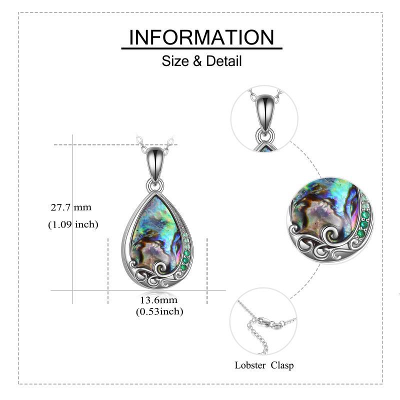 Curaçao Teardrop Urn Necklace
