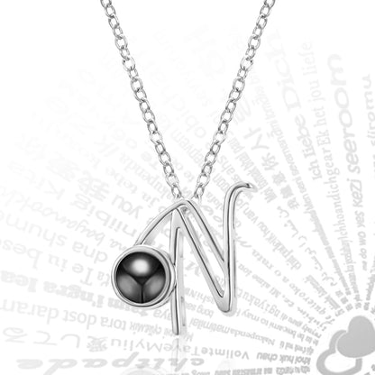 Curaçao Letters Pendant Languages Necklace